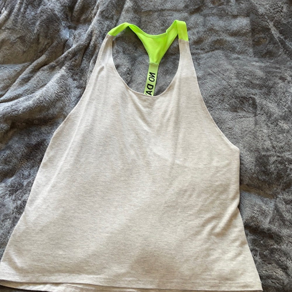 Athletic racer back tank top
